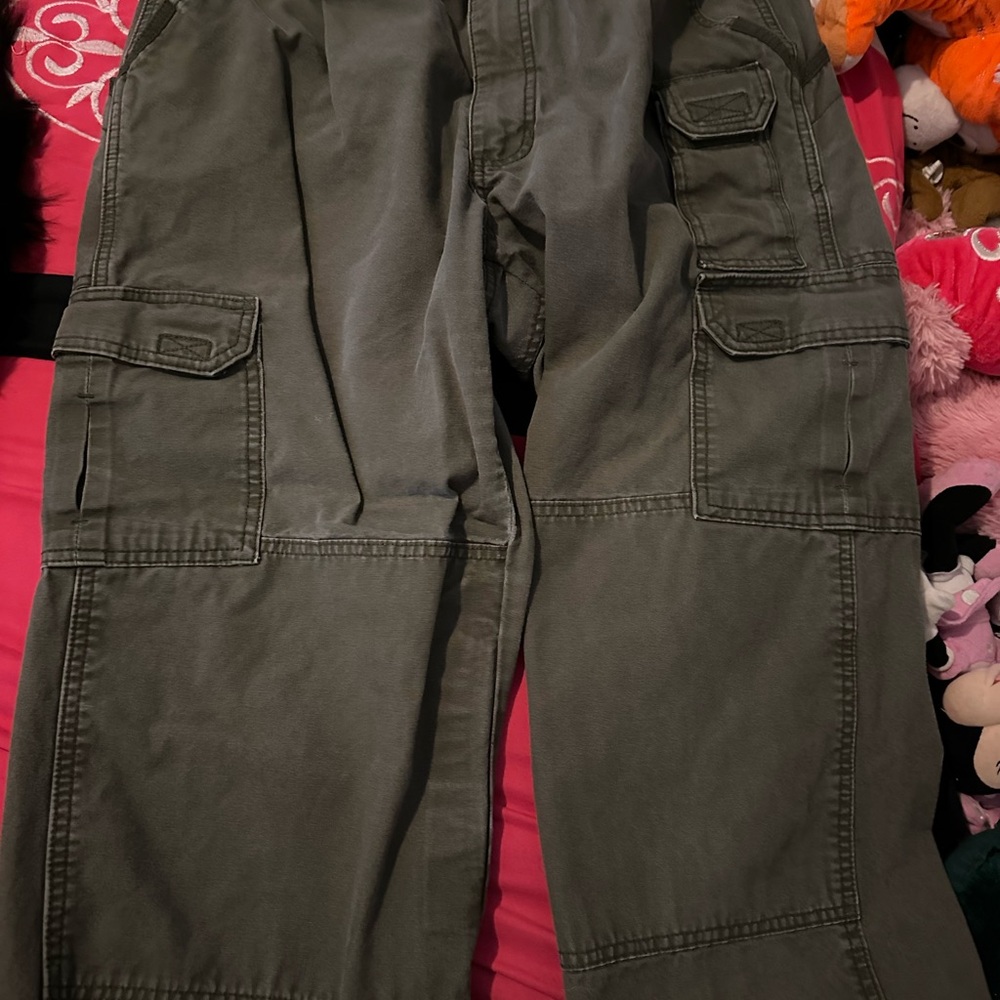 Olive Green Cargo Pants